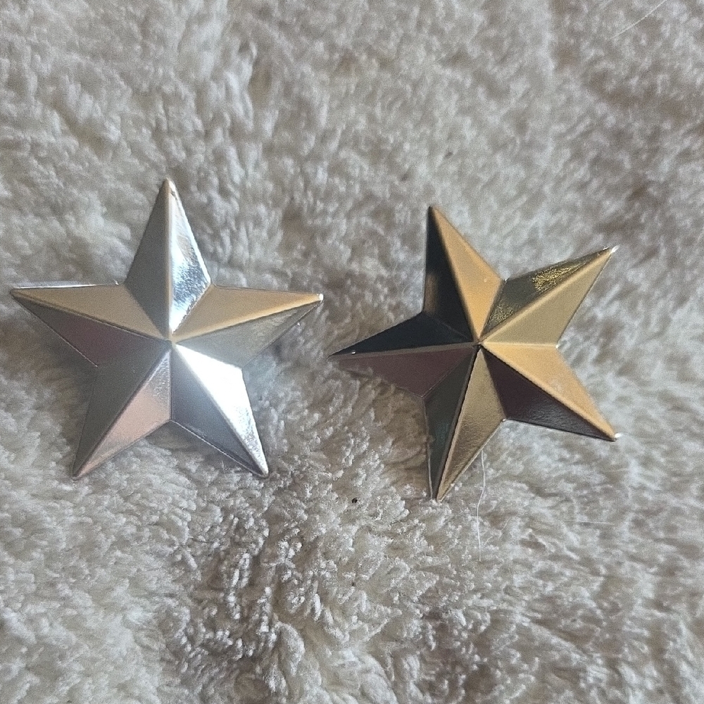 Silver Star Earrings